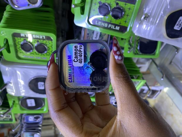 Kaifrun Camera Lens Protector for Tecno Camon 40 Pro 5g -Black - main view