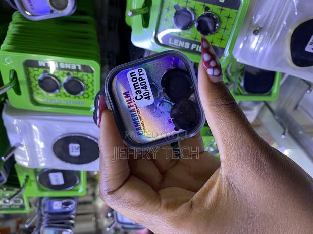 Kaifrun Camera Lens Protector for Tecno Camon 40 Pro 5g -Black - thumbnail 3