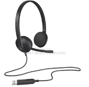 Logitech H340 Usb-a Headset With Noise Cancelling Mic – Black