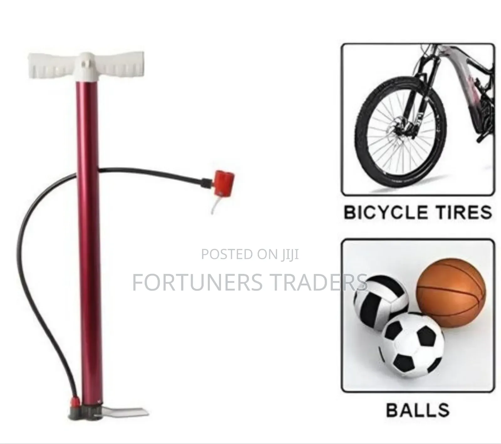 Hand Held Bicycle and Ball Pump