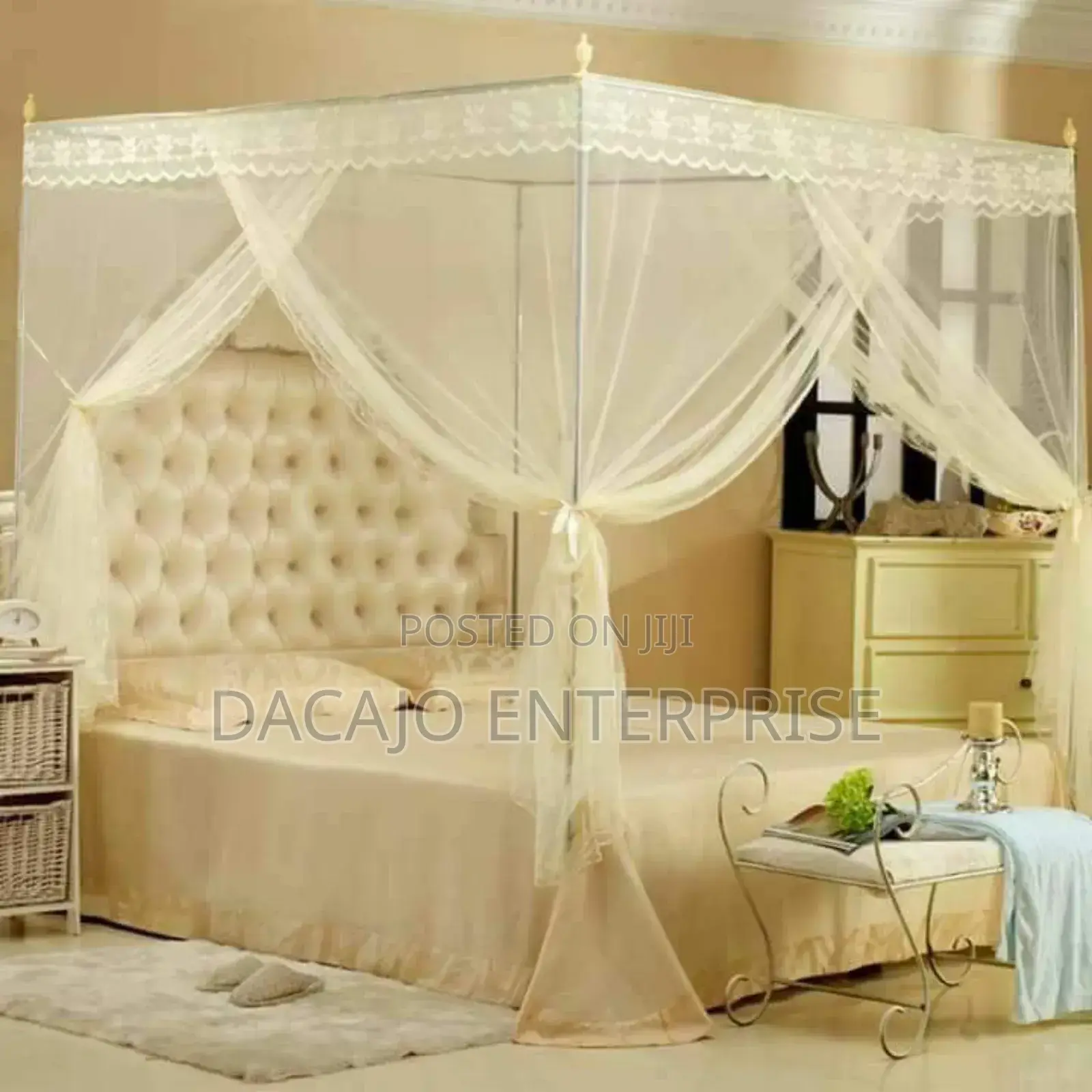 Quality 4 Stand Mosquito Nets Size 4*6, 5*6 and 6*6