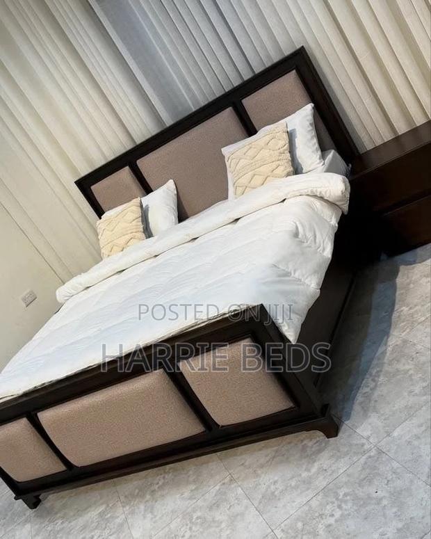 Mahogany King/Queen Size Bed - main view