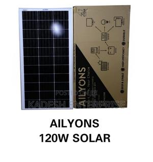 All Weather 120w Ailyons Solar Panel - main view
