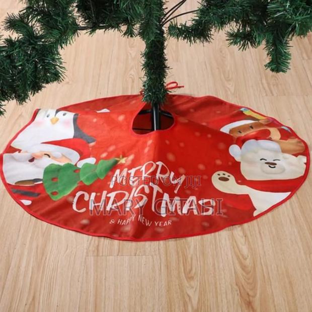 Christmas Tree Coloured Skirt Decor Size 90*90cm - main view