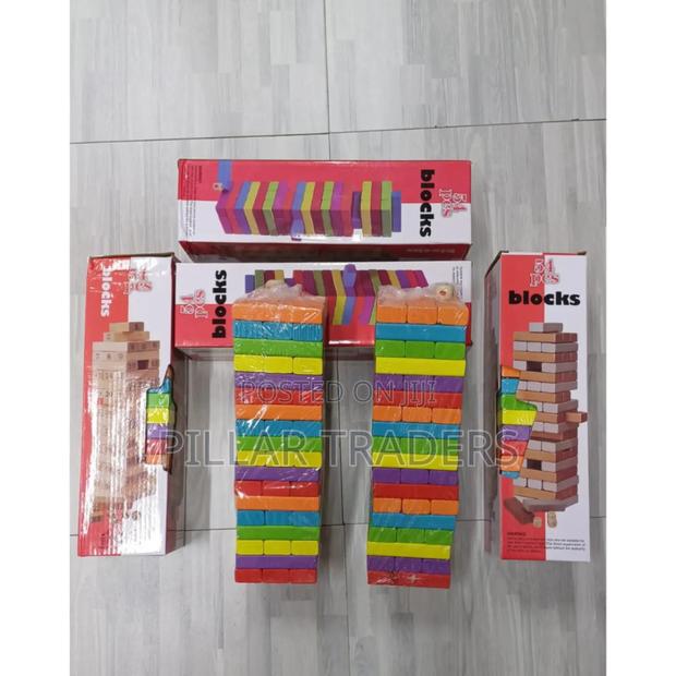 Coloured Jenga Tiles
