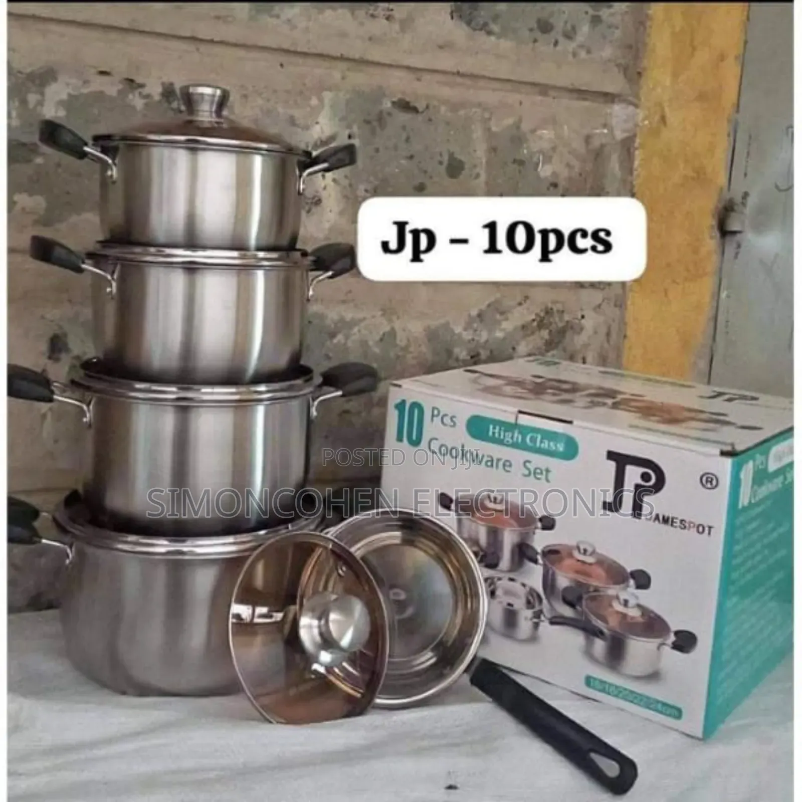 Jamespot 10pc Cookware Set