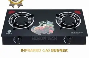 Nunix Infrared 2 Gas Burners Black.
