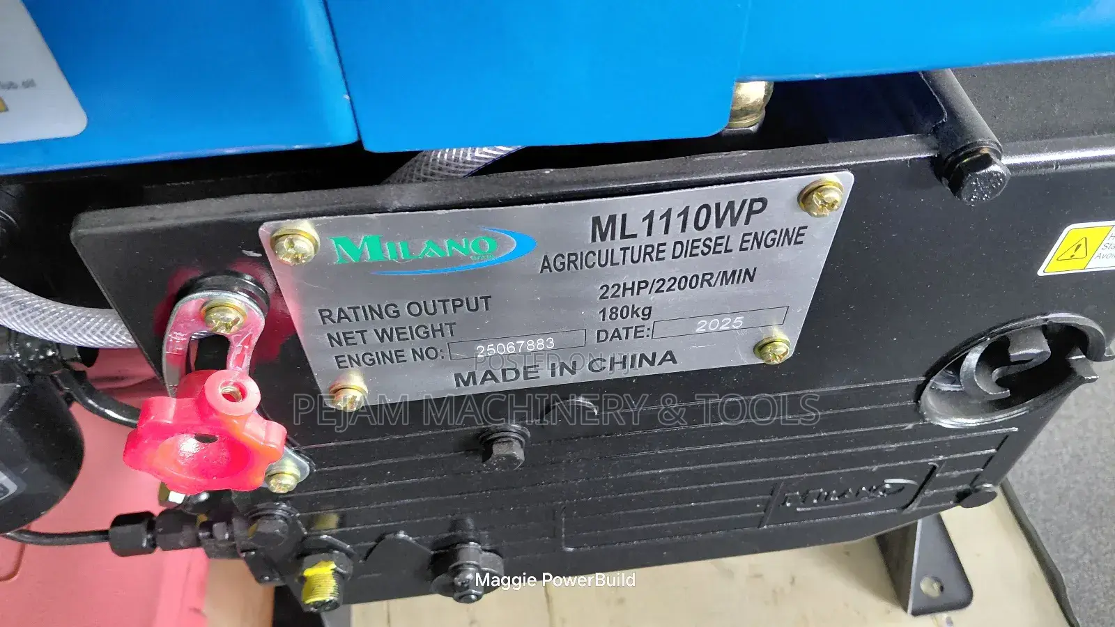 22hp Ml1110wp Milano Italia Diesel Watercooled Engine