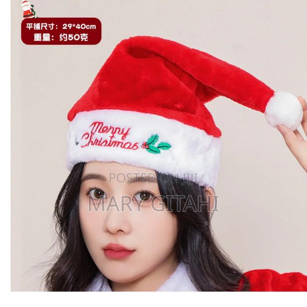 Soft Thick Plush Christmas Hats 500 - main view