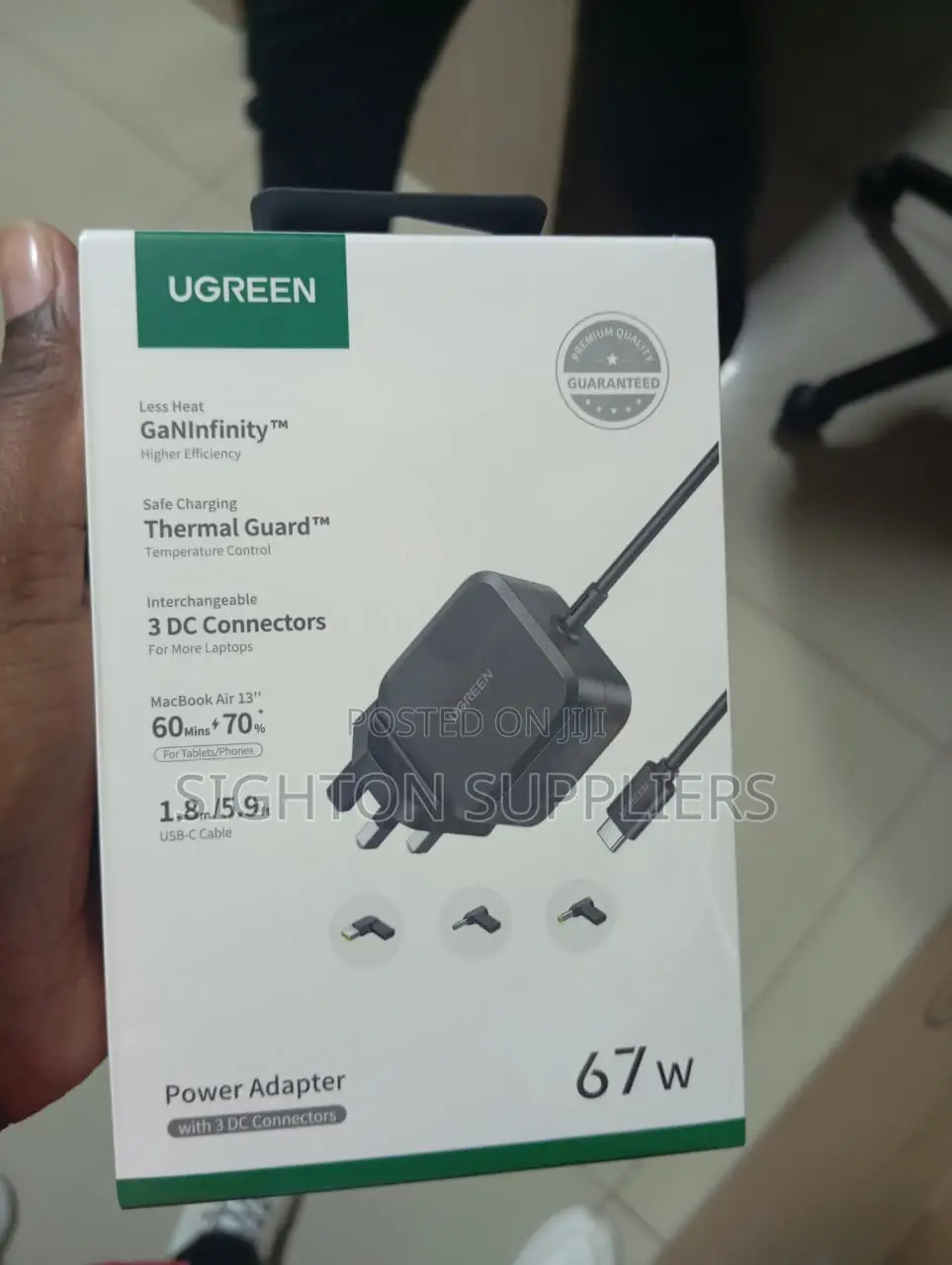 Ugreen Usb-C 67w Pd Charging Adapter