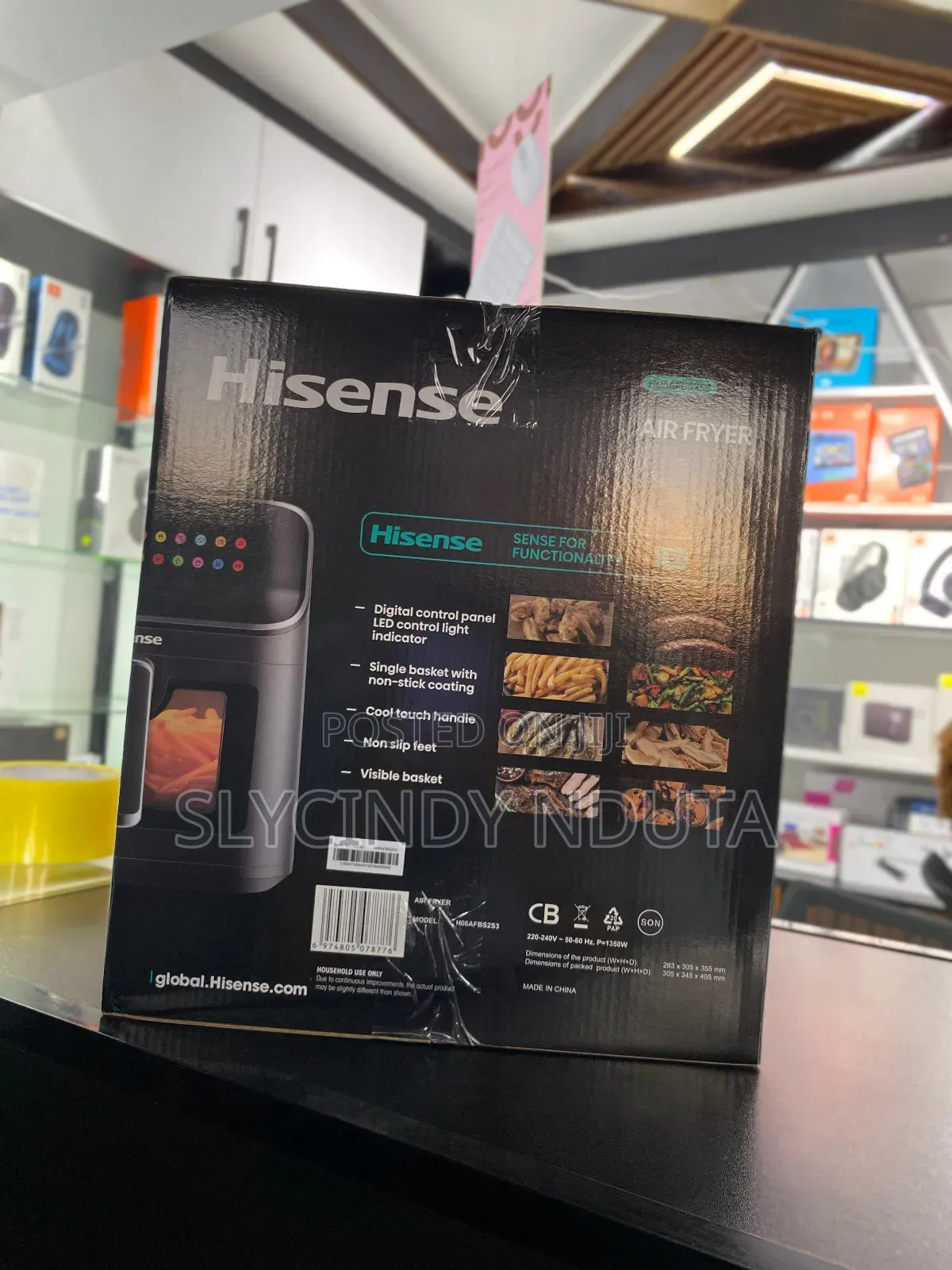 Hisense Air Fryer 6.7 Litr