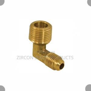 90-Degree-Brass-Flare-X-Male-Elbow