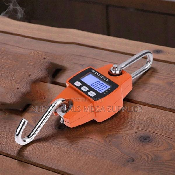 300 KGS Digital Hanging Hook Crane Scale LCD Display for Warehouses
