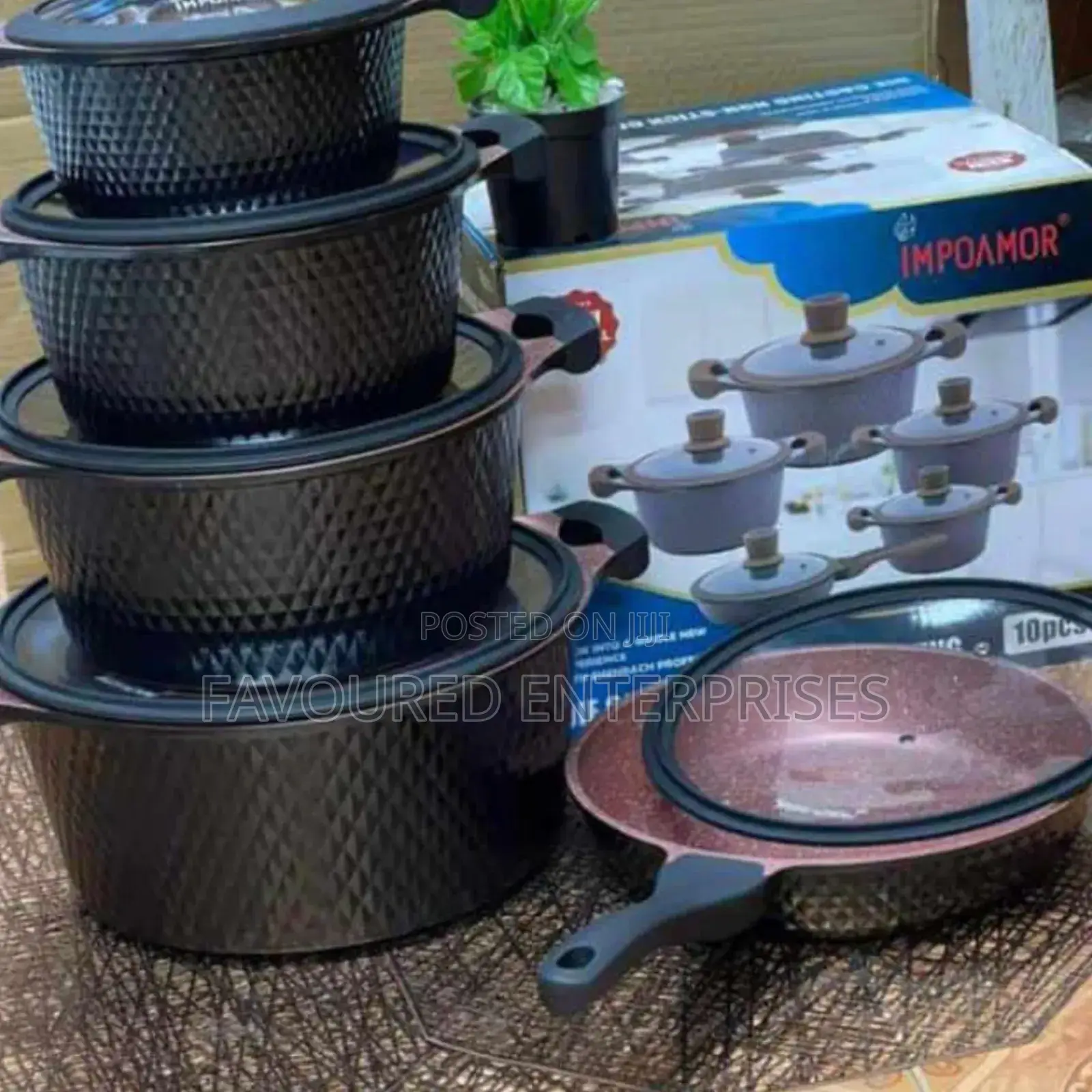 10 Pc Tc Die Cast Cook Ware