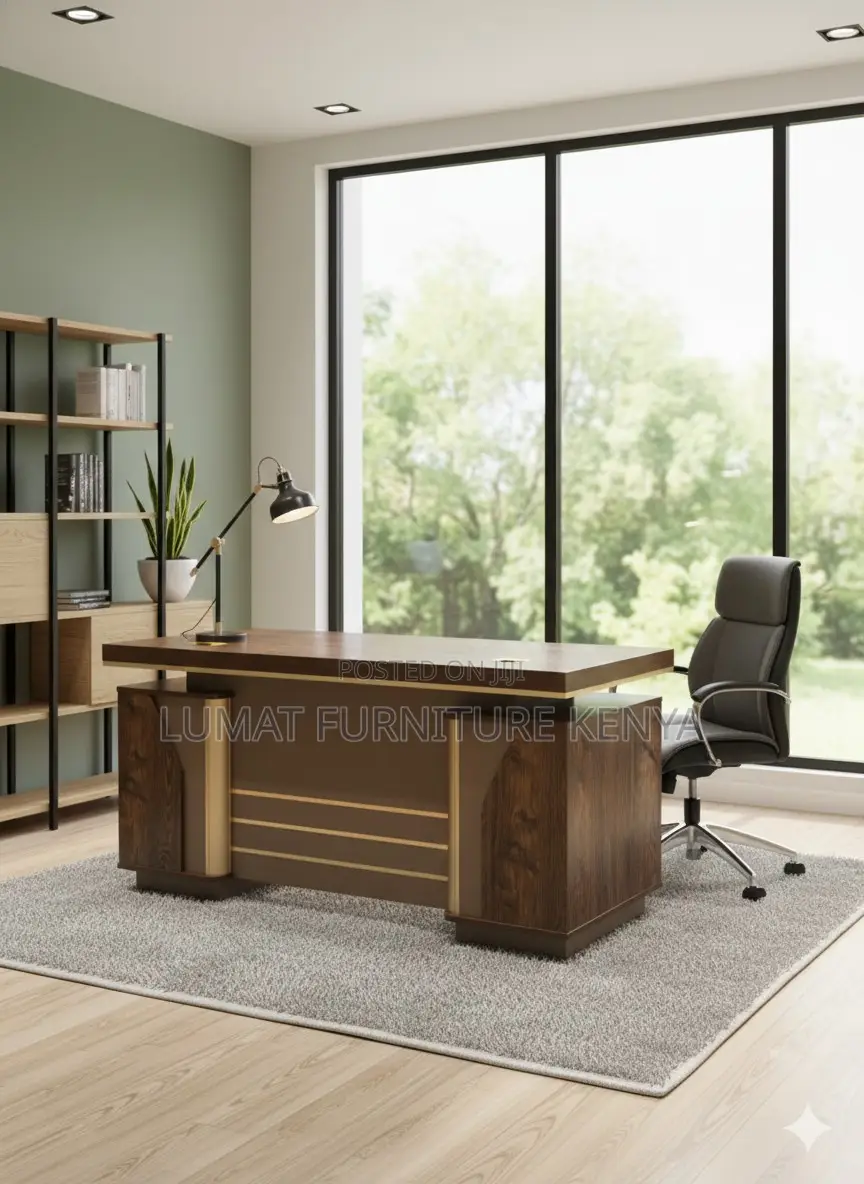 1.4m Office Desk With Storage Option