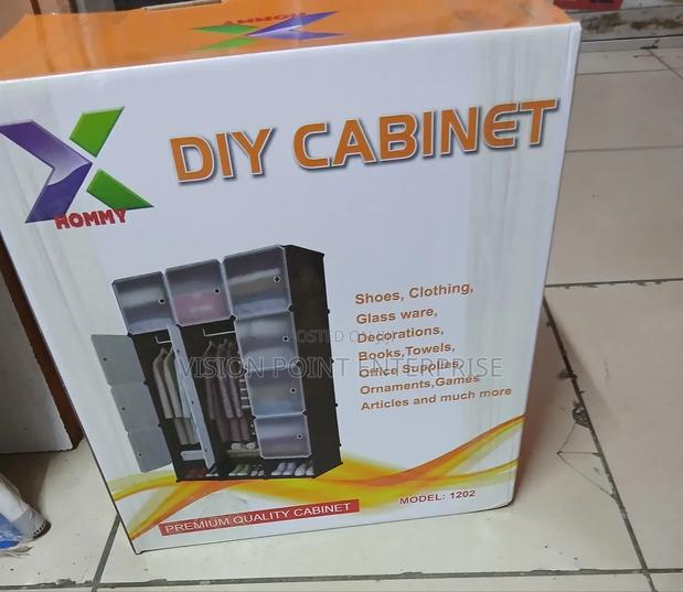 Plastic Wardrobe 3 Column - main view