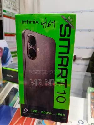 New Infinix Smart 10 64 GB Black