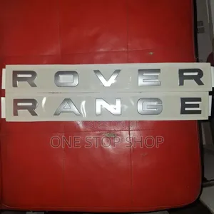 Range Rover Lettering Emblem Badge
