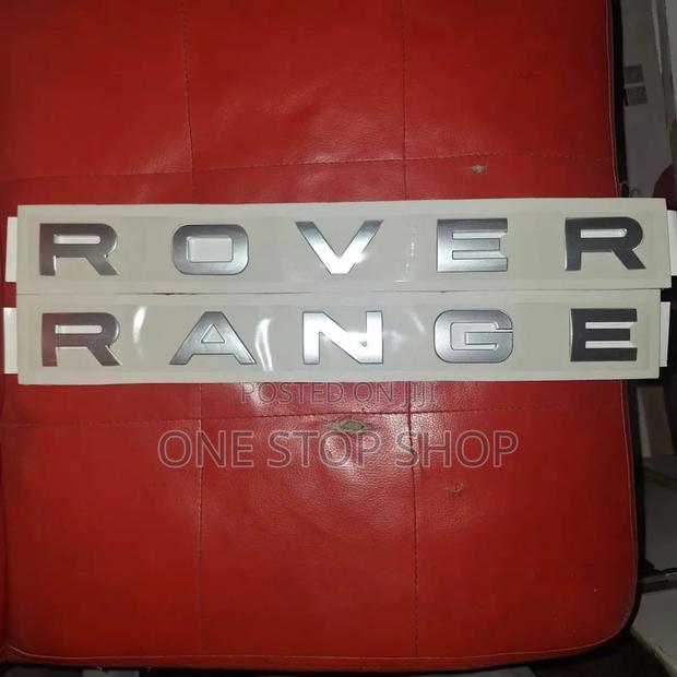 Range Rover Lettering Emblem Badge - thumbnail 2