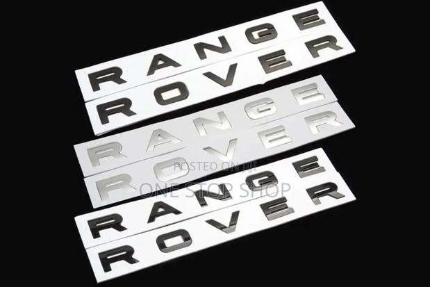 Range Rover Lettering Emblem Badge - main view