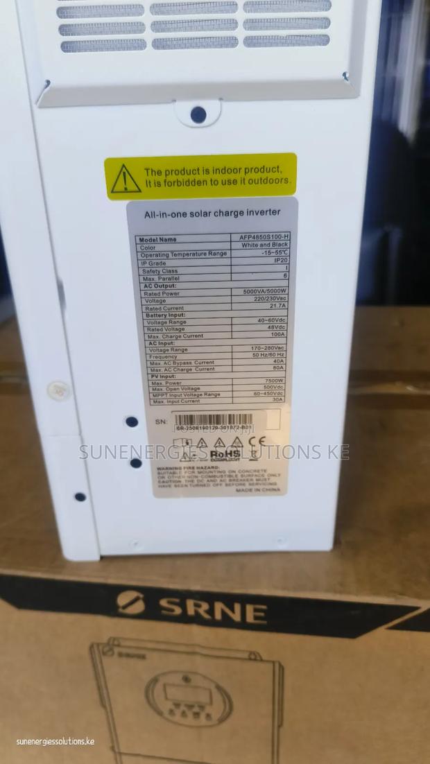 5kw 48vdc 100a Srne Hybrid Inverter - thumbnail 2