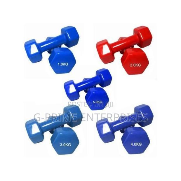 Vinyl Workout Dumbbells - main view