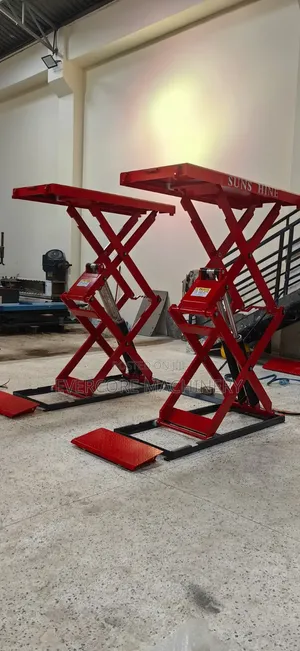 Commercial 4tonne Highrise Scissor Lift Machine.