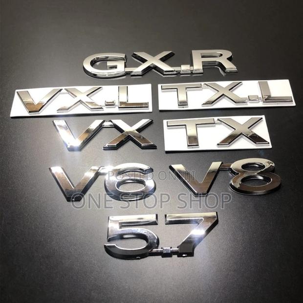 Gxr,Vx,Txl,Vxl,Tx,V8,V6 Prado Replacement Letter Badge