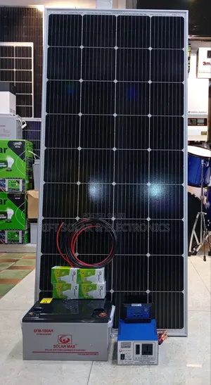 200 Watts Solar Kit - 120ah Battery - 300w Inverter - 20a Controller