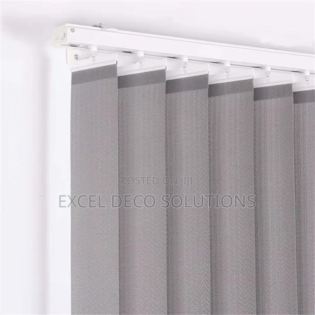 Vertical Blinds for Meeting Rooms | Noise-Reducing Fabric