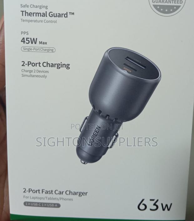 Ugreen 63w Usb C Car Charger Adapter - thumbnail 3