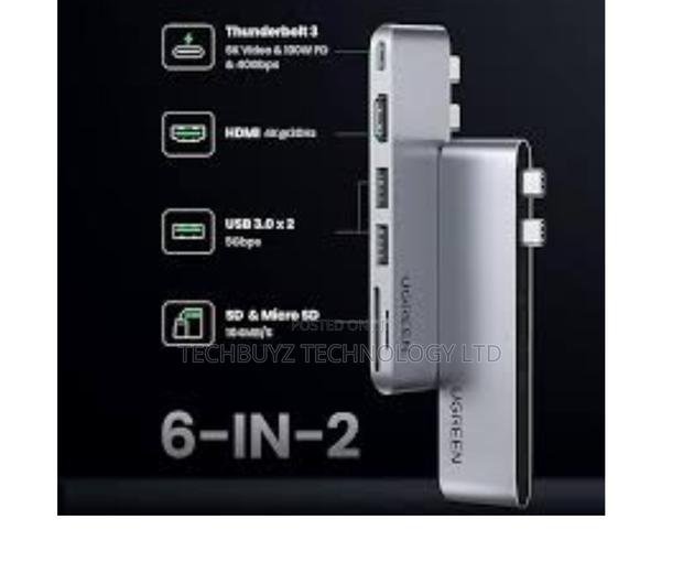 Ugreen Cm263 Usb-C -Type-C to 4*Usb Hub Splitter(Direct Insert) Hub - thumbnail 2