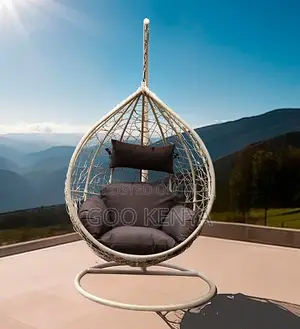 Home Chair; Elegant Egg-Shaped Hanging Chair for Garden or Balcony
