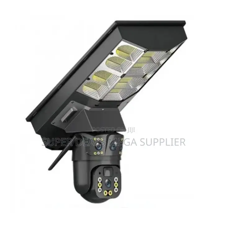 Ultra-Low Power 4g PTZ Rotating Solar Camera Solar Street Light