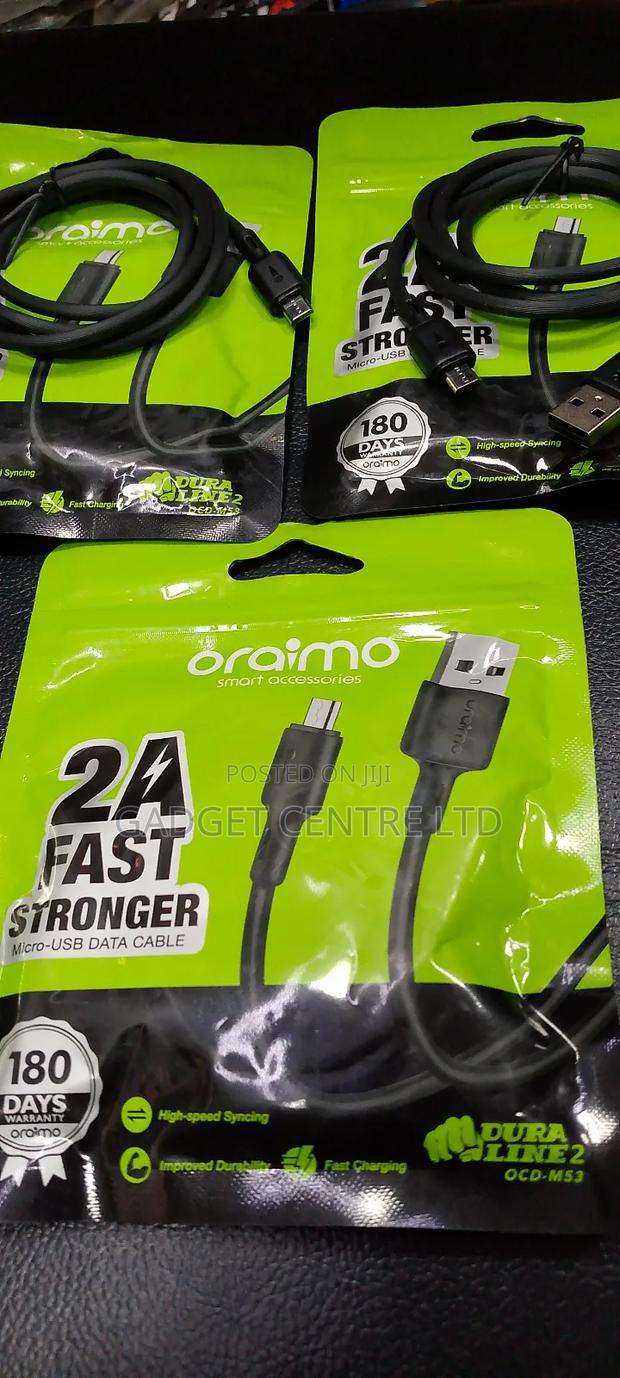Oraimo 2a Micro-Usb Fast Charging Data Cable - thumbnail 2