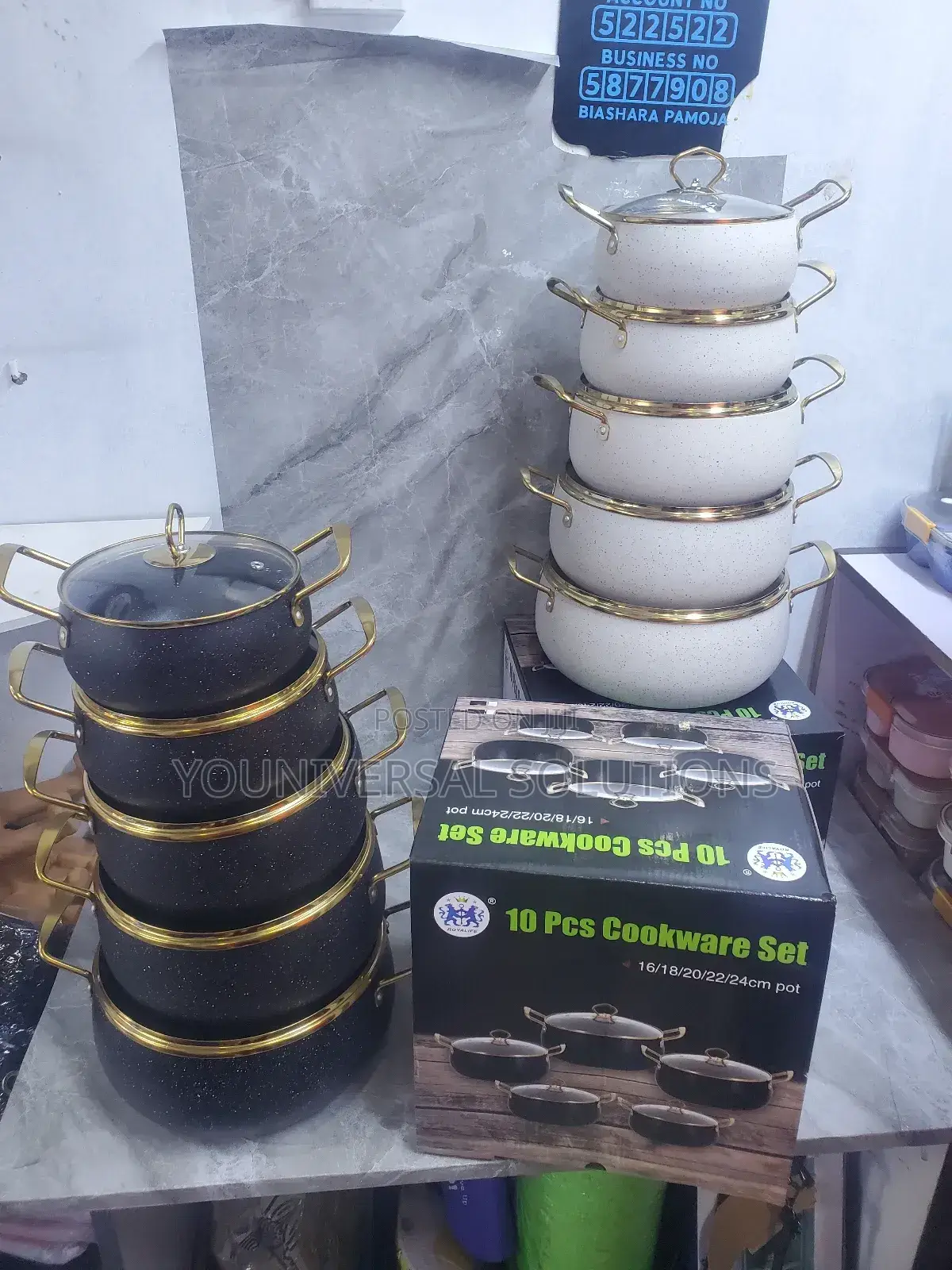10pcs Cookware Set Nonstick Pots