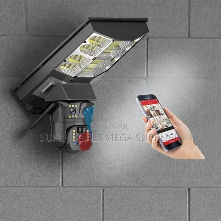 Remote Control Monitoring 4g PTZ Solar Camera Solar Street Light
