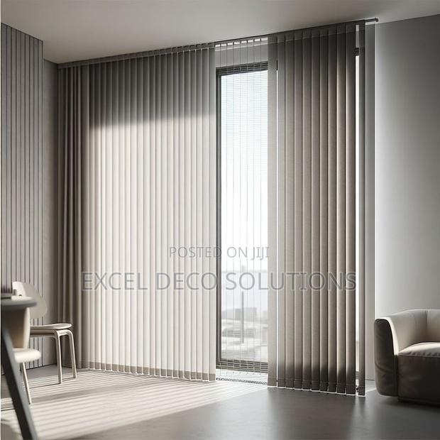 Vertical Fabric Blinds | Anti-Glare Office Solution