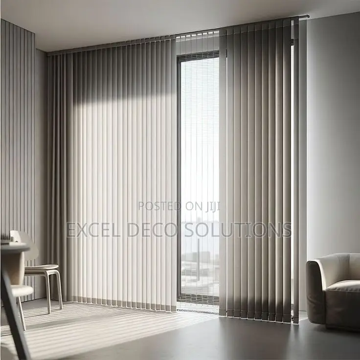 Vertical Fabric Blinds | Anti-Glare Office Solution