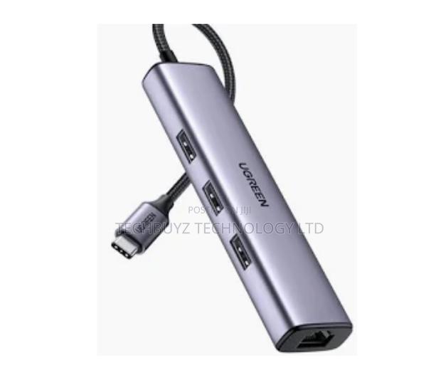 Ugreen Cm252 5 In 1 Docking Station- Usb-c To 3*Usb 3.0 /Rj45, Pd(100w