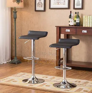 Home Bar Stool; Premium Swivel Lift Rolling High Stool With Footrest