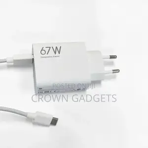 Xiaomi 67w Fast Charging Adapter Eu Plug | Type-C Turbo Charger
