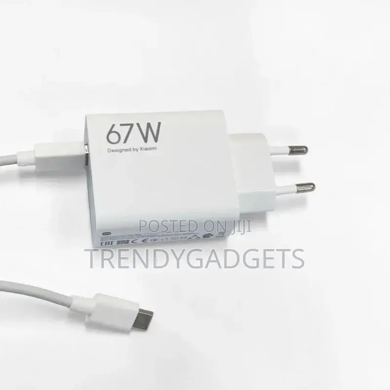 Xiaomi 67w Fast Charging Adapter Eu Plug | Type-C Turbo Charger
