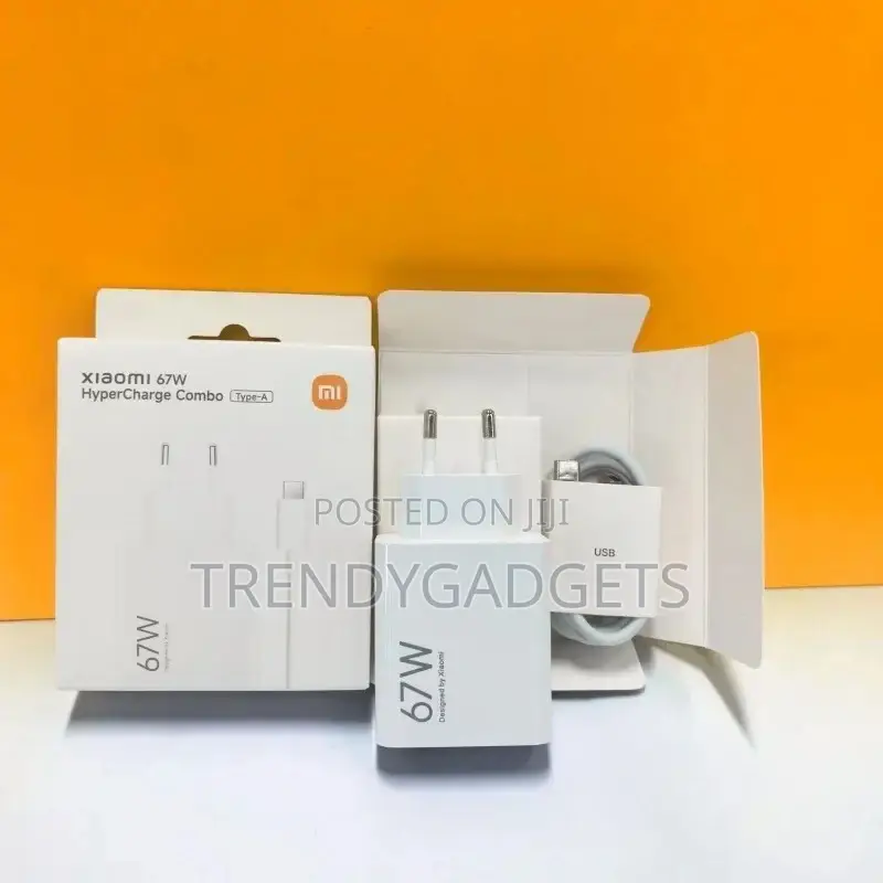 67w Xiaomi Fast Charger Set | Usb-C Cable Quick Charge Adapter