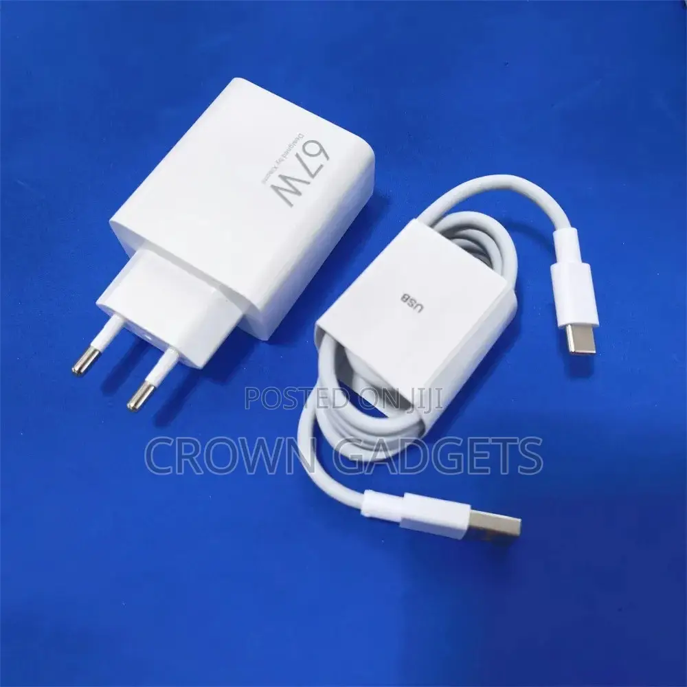 67w Xiaomi Fast Charger Set | Usb-C Cable Quick Charge Adapter