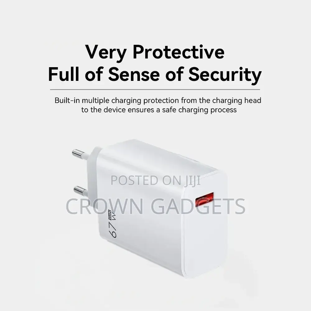 Original Xiaomi 67w Usb-c Wall Charger | Fast Charging Adapter