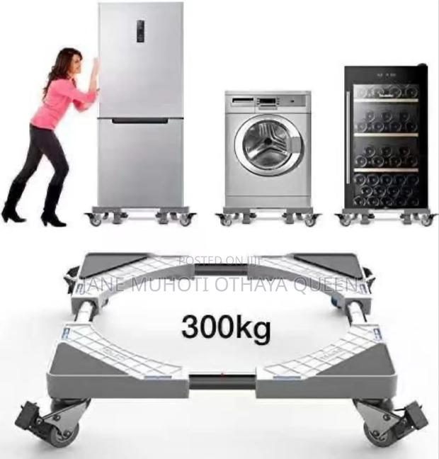 Adjustable Heavy Duty Washing Machine Fridge Stand