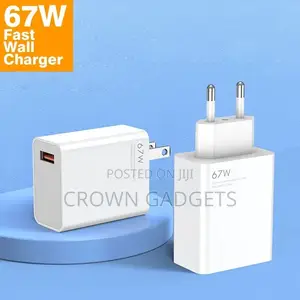 67watts Xiaomi Quick Charge Adapter + Type-C Cable for Redmi Poco