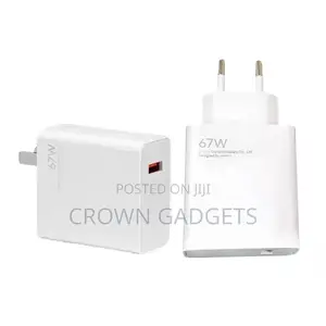 Xiaomi 67w Eu Fast Charger | Type-C Power Adapter + Data Cable
