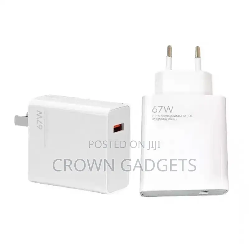 Xiaomi 67w Eu Fast Charger | Type-C Power Adapter + Data Cable